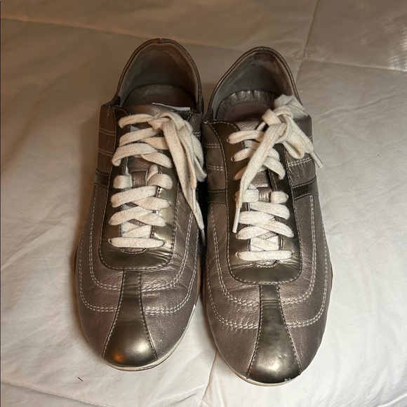 Cole Haan/Nile Air Metallic Gold Women's Shoes with Ivory Laces/Size 7.5B - Picture 10 of 10